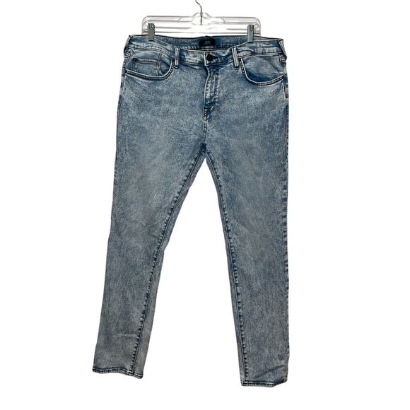 True Religion Rocco Blue Denim Medium Wash Relaxed Skinny Jeans Men's Size 36 - Picture 1 of 12